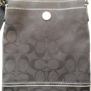 Coach Black Canvas Bag